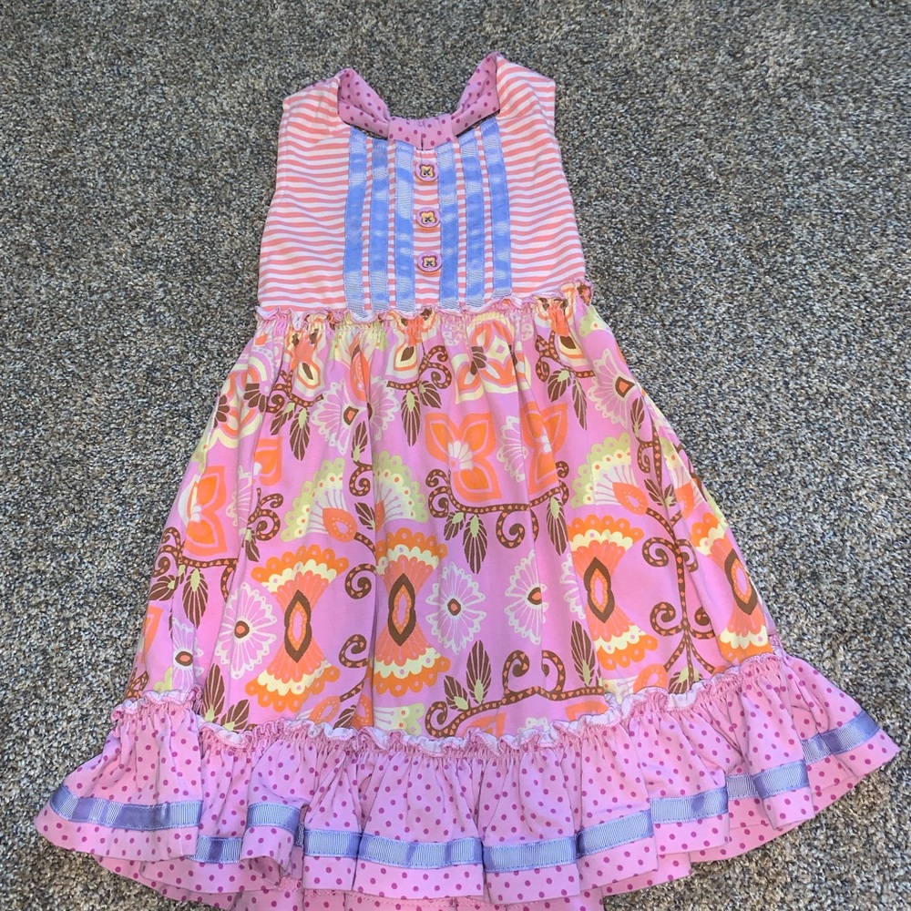 Matilda Jane Pink and Orange Kids Dress